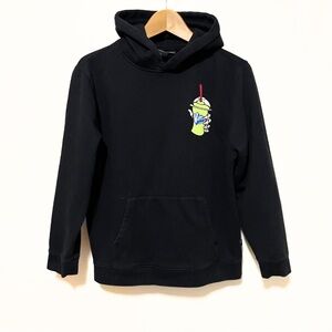 3/$25 Vans Youth Large Black Hoodie - Skeleton Graphic Slushie Pullover